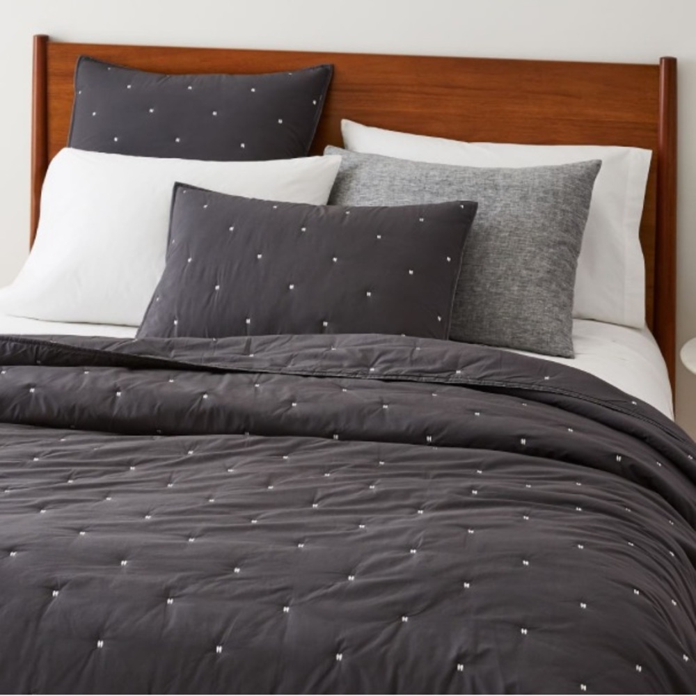 ✨host pick ✨NWT West Elm Organic Washed Cotton Quilt, King